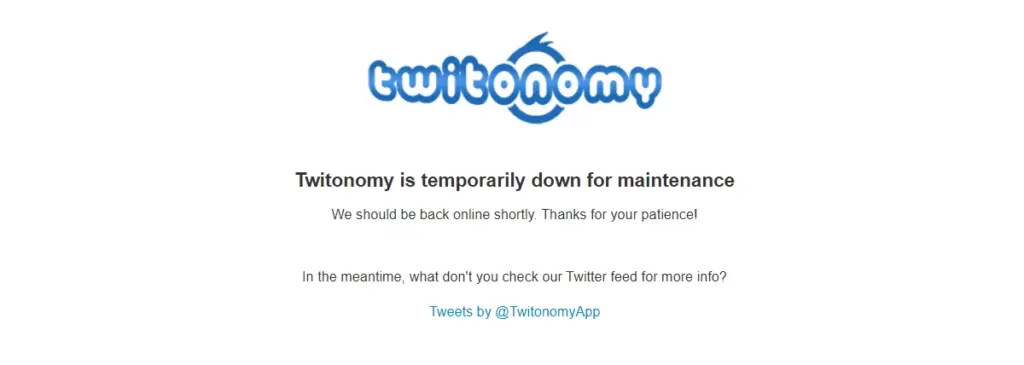 twitonomy در حال حاضر غیرفعال است